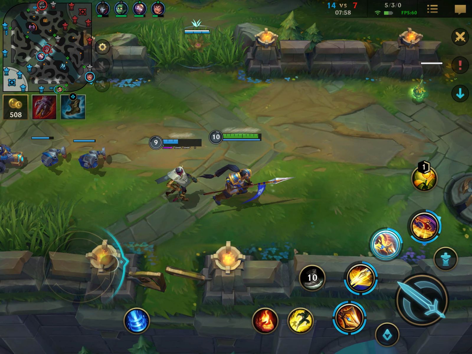 Team fight at Dragon Pit