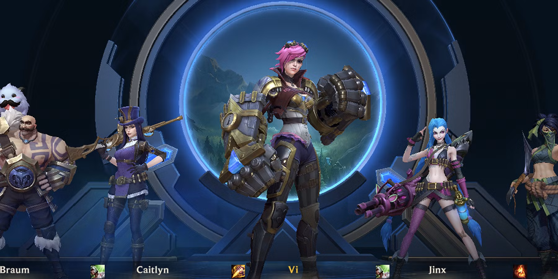 Champion unleashing ultimate in mid lane